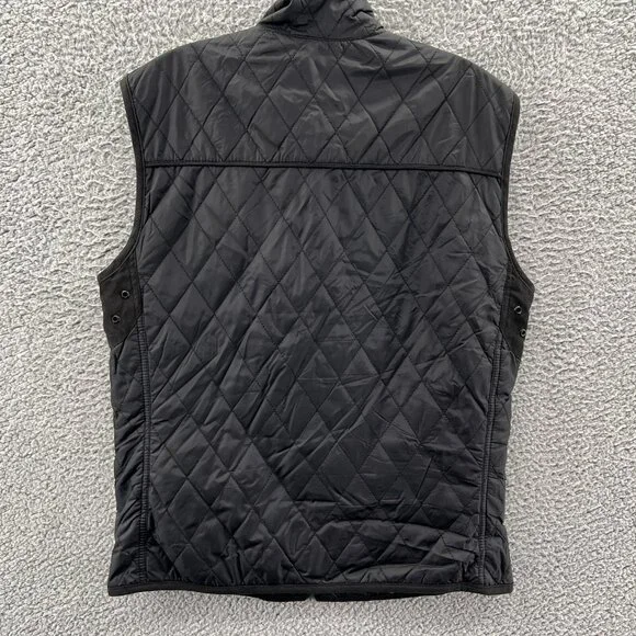 Zara Man Quilted Vest Mens Large Black Full Zip Wear To Wear Outdoor - Picture 2 of 6